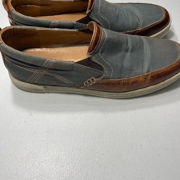 BED|STU Men\'s Blue and Brown Slip-On Loafers Distressed Size 9.5 SB 70 main image 6